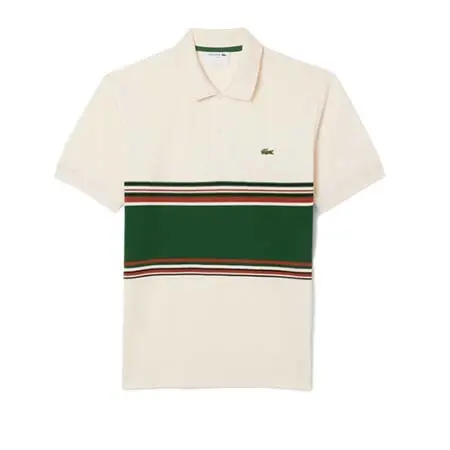 LACOSTE(ラコステ) フレンチメイドパネルボーダポロシャツ