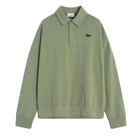 MAISON KITSUNE(メゾンキツネ) プロフィール フォックス オーバーサイズ ポロ スウェットシャツ