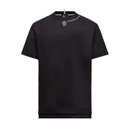 MONCLER GRENOBLE(モンクレールグルノーブル) Tシャツ エンボス加工＆プリントロゴモチーフ