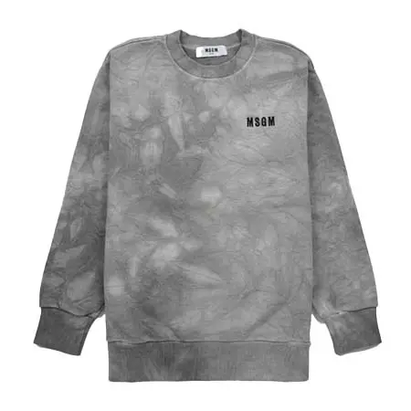 MSGM(エムエスジーエム) WRINKLED WASH エンブロイダリーロゴ スウェットシャツ