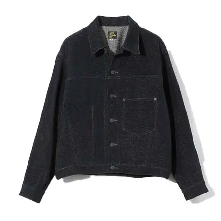 NEEDLES (ニードルズ) Darts Bottom Jean Jacket – Washi Chenille
