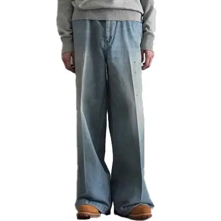 NEON SIGN(ネオンサイン) Drill wide denim pants v1.6