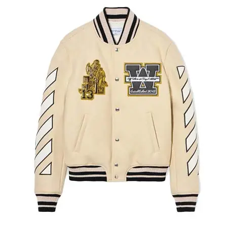 OFF-WHITE(オフホワイト) ライオンウールバーシティジャケット