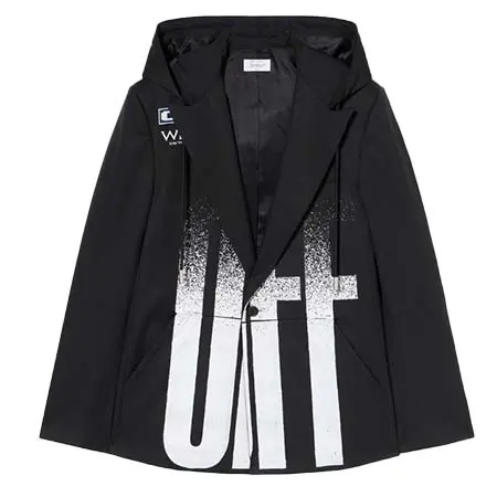 OFF-WHITE(オフホワイト) ビッグオフグラデーションウールフードジャケット