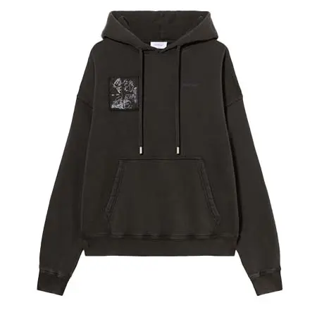 OFF-WHITE(オフホワイト) 色あせた絵画スケートパーカー