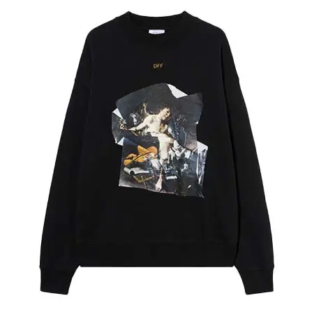 OFF-WHITE(オフホワイト) キューピッドペーパースケートクルーネックスウェットシャツ