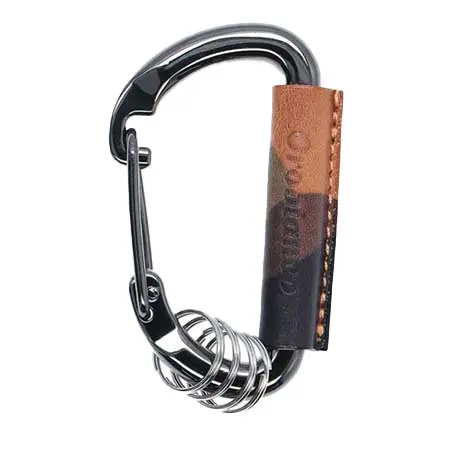 Orobianco(オロビアンコ) OROBIANCO CARABINER KEYRING ORKYー004 MCA （CAMO-CAMEL）