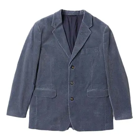 Papas(パパス) コットン/カシミヤ混ストレッチ中コール ジャケット