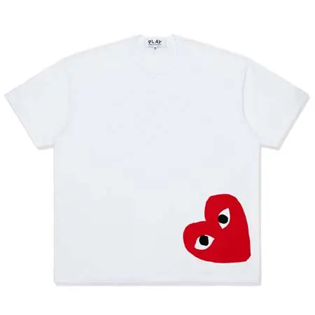 PLAY COMME des GARCONS(プレイコムデギャルソン) Oversized T-Shirt Printed With Red Heart