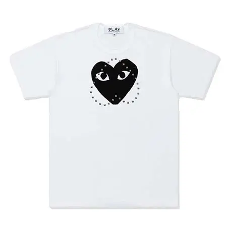 PLAY COMME des GARCONS(プレイコムデギャルソン) T-Shirt With Printed Black Heart Emblem X