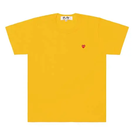 PLAY COMME des GARCONS(プレイコムデギャルソン) T-Shirt With Small Red Emblem