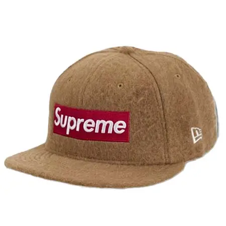 Supreme(シュプリーム) ボックスロゴ 2024AW Brushed Wool Box Logo New Era Cap ブラッシュウールボックスロゴニューエラキャップ