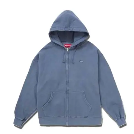 Supreme(シュプリーム) ボックスロゴ 2024SS Overdyed Small Box Zip Up Hooded Sweatshirt オーバーダイドジップアップパーカー