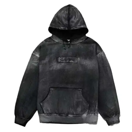 Supreme(シュプリーム) ボックスロゴ 2024SS MM6 Maison Margiela Foil Box Logo Hooded Sweatshirt MM6メゾンマルジェラパーカー