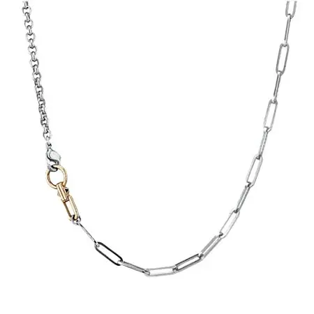 STAR JEWELRY(スタージュエリー) SV925/K10 ネックレス COMBINATION LINKS 2SN1677