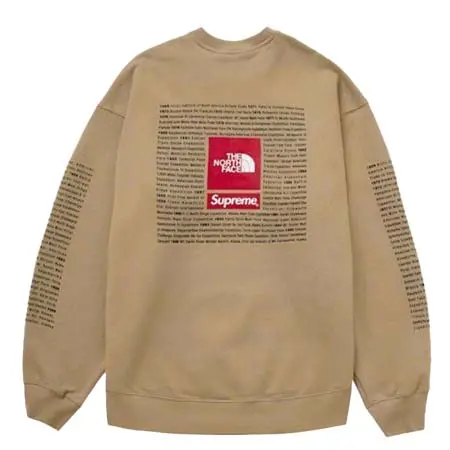Supreme×THE NORTH FACE(シュプリーム×ノースフェイス) ノースフェイスクルーネック