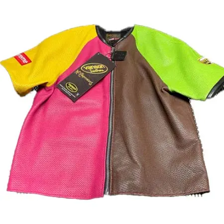 Supreme×vanson(シュプリーム×バンソン) 半袖 レザー ジャケット