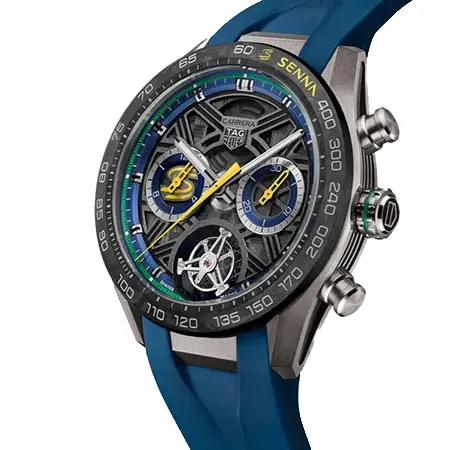 TAG Heuer(タグホイヤー) カレラ トゥールビヨン クロノグラフ × セナ