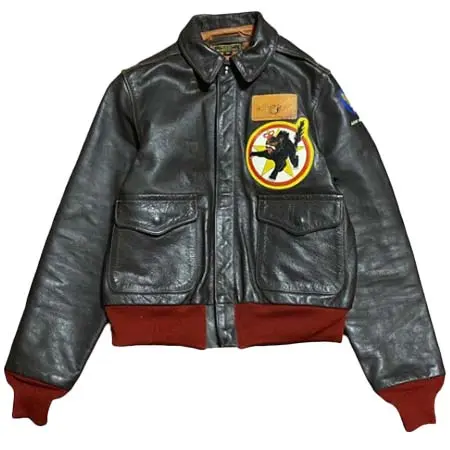 The REAL McCOY’S(ザ リアルマッコイズ) ヴィンテージ ラフウエア ハンドペイント 赤リブカスタム 36