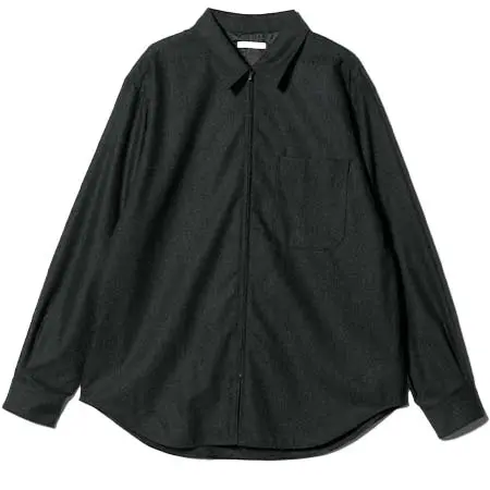 UNITED ARROWS(ユナイテッドアローズ) ライトメルトン ジップアップ オーバーシャツ