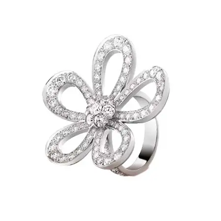 Van Cleef & Arpels(ヴァン クリーフ＆アーペル) フラワーレース リング