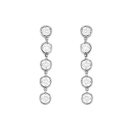 Van Cleef & Arpels(ヴァン クリーフ＆アーペル) パルミル ピアス、1連モデル