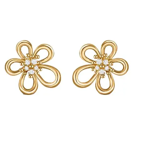 Van Cleef & Arpels(ヴァン クリーフ＆アーペル) フラワーレース イヤリング