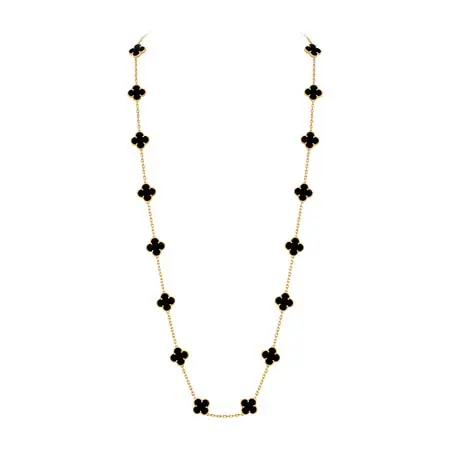 Van Cleef & Arpels(ヴァン クリーフ＆アーペル) ヴィンテージ アルハンブラ ロングネックレス、20モチーフ