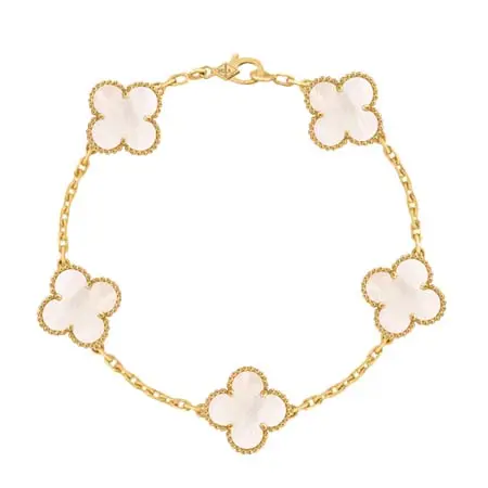 Van Cleef & Arpels(ヴァン クリーフ＆アーペル) ヴィンテージ アルハンブラ ブレスレット、5モチーフ