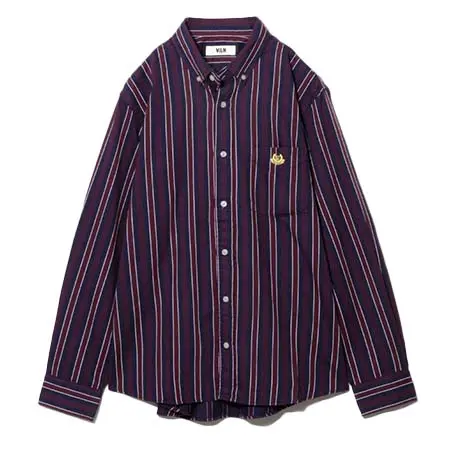 VAN JAC(ヴァンヂャケット) ショートBDシャツ＜アイビーストライプ＞