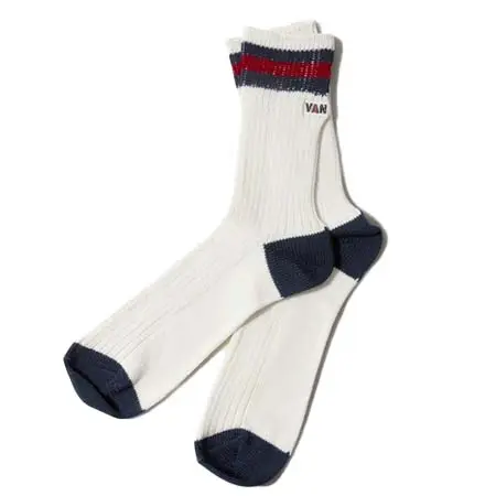 VAN JAC(ヴァンヂャケット) リブラインソックス