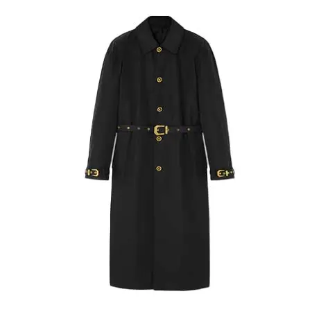 VERSACE(ヴェルサーチェ) ギャバジン トレンチ コート ワイルド キャッツ