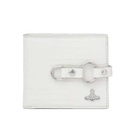 Vivienne Westwood(ヴィヴィアンウエストウッド) MINI CROC EMBOSSED MAN BONDAGE 二つ折り財布