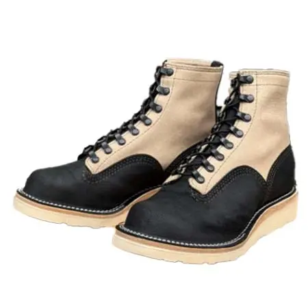 WESCO(ウエスコ) ZIGZAG Jet Black×Burlap Waxed #4014White [日本限定モデル]