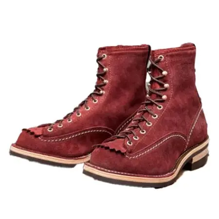 WESCO(ウエスコ) JOBMASTER Roughout Burgundy Domain 8″Height #700 Duble Midsole Pink HW