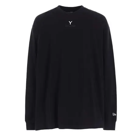 Yohji Yamamoto(ヨウジヤマモト) Ground Y×NEW ERA GROUND Y LOGO L/S OVERSIZED PERFORMANCE TEE