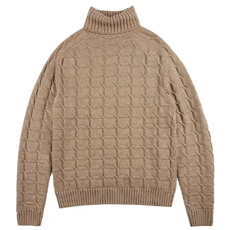 ZANONE(ザノーネ) ウール・スリムフィットタートルネックニット