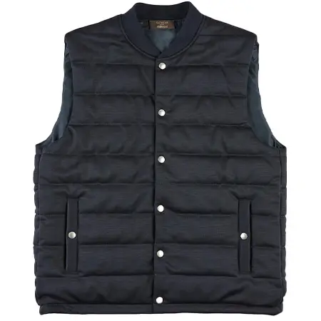 ZANONE(ザノーネ) ウール・スリムフィットパッド入りジレ