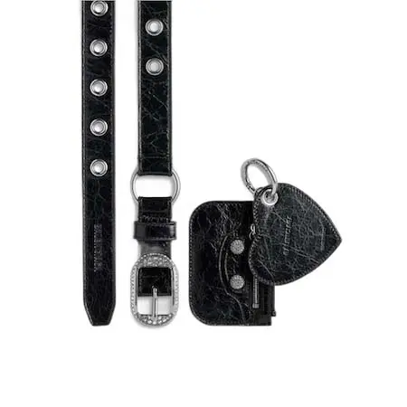 BALENCIAGA BELT(バレンシアガ) ベルト ラック の ウィメンズ Le Cagole チャームベルト ラインストーン