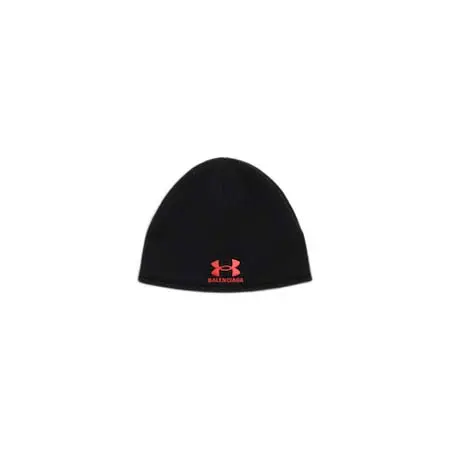 BALENCIAGA CAP(バレンシアガ) キャップ レッド/ブラック の メンズ Under Armour リバーシブル ビーニー