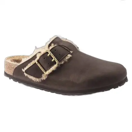 BIRKENSTOCK BOSTON(ビルケンシュトック) ボストン Boston Bold Shearling / ボストン ボールド シアリング ヌバックレザー – エスプレッソ