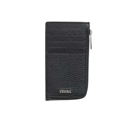 Ermenegildo Zegna WALLET(エルメネジルドゼニア) ウォレット ディアスキン 10cc ジップウォレット
