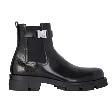 GIVENCHY SHOES(ジバンシィ) 靴 テラ レザー チェルシーブーツ