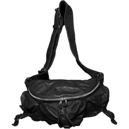 ISAMU KATAYAMA BACKLASH BAG(イサムカタヤマバックラッシュ バッグ) DOUBLE SHOULDER GARMENT-DYED 3PIN-BELT SHOULDER BAG