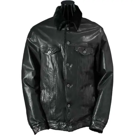 ISAMU KATAYAMA BACKLASH LEATHER JACKET(イサムカタヤマバックラッシュ) レザージャケット MARYAM ITALY KIP + KANGAROO FUR “GARMENT-WASH” G-JACKET