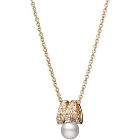 MIKIMOTO NECKLACE(ミキモト) ネックレス M Signature ペンダントPYP-1812K