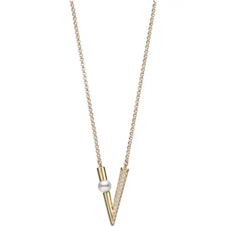 MIKIMOTO NECKLACE(ミキモト) ネックレス V Code ペンダントPP-20685K