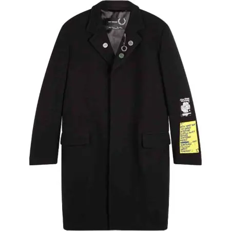 RAF SIMONS x FRED PERRY(ラフシモンズ×フレッドペリー) Tailored Wool Coat