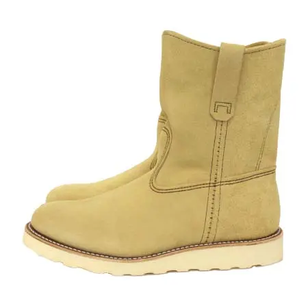 RED WING PECOS BOOTS(レッドウィング) ペコスブーツ 8168 9インチ ホーソーン アビレーン ラフアウト(ベージュスエード)