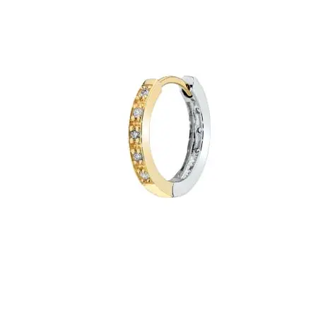 STAR JEWELRY PIERCE(スタージュエリー) ピアス Pt950/K18 ピアス REVERSIBLE CLICK HOOP